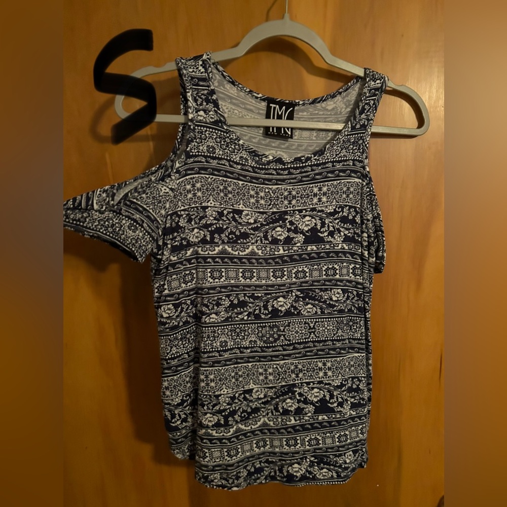 Cold shoulder blouse
